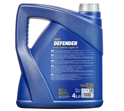 Ulei motor MANNOL Defender Stahlsynt 10W40 MN7507-4, volum 4 litri, semi sintetic