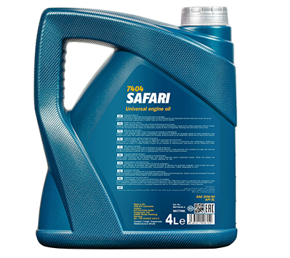 Ulei motor MANNOL Safari 20W50 MN7404-4, volum 4 litri