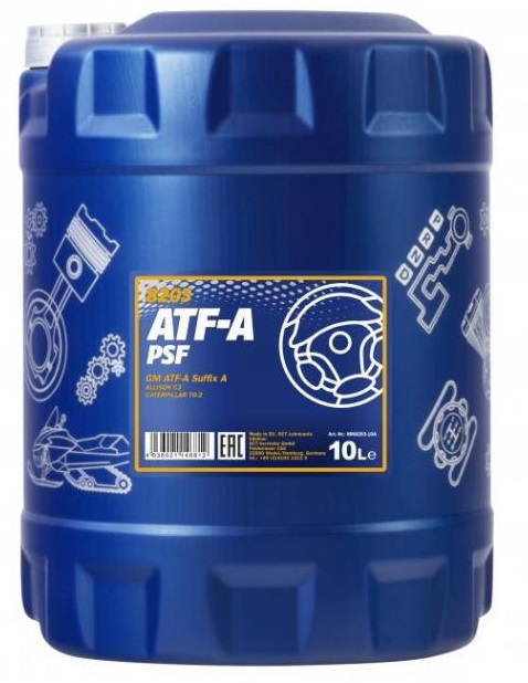 Ulei transmisie automata MANNOL ATF-A PSF MN8203-10, volum 10 litri, mineral