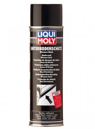 Spray antifon protectie sasiu LIQUI MOLY Stoneguard 6111, pe baza de bitum, negru, 500 ml