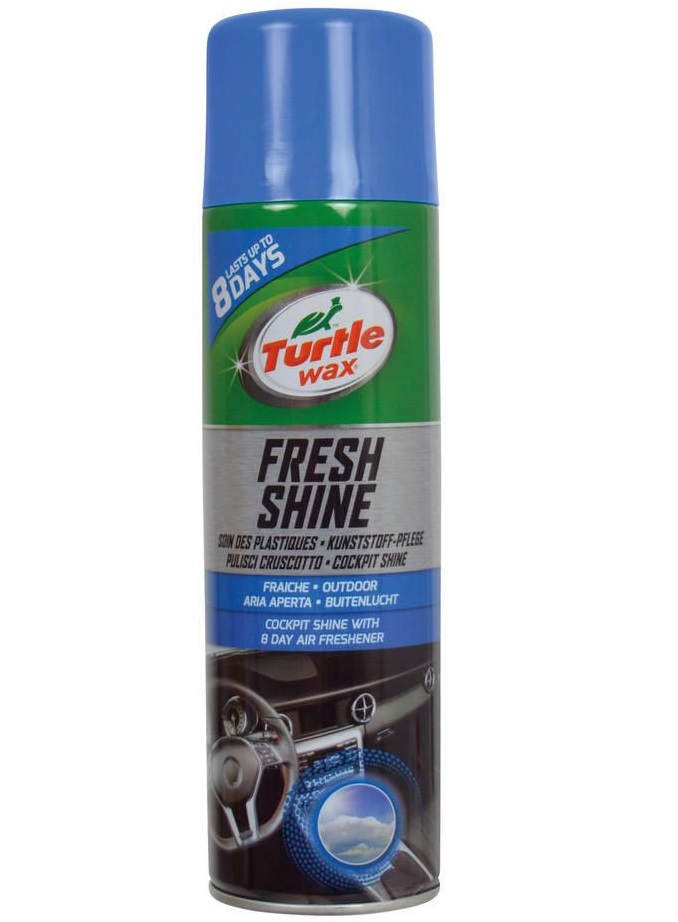 Solutie silicon curatare bord TURTLE WAX Fresh Shine Outdoor FG52787, aroma fresh, 500 ml
