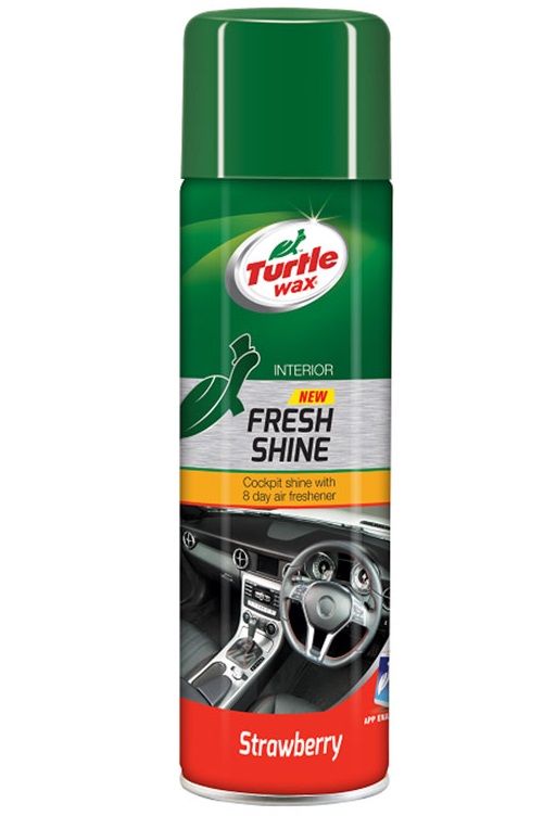 Solutie silicon curatare bord TURTLE WAX Fresh Shine Strawberry FG52788, aroma capsuni, 500 ml