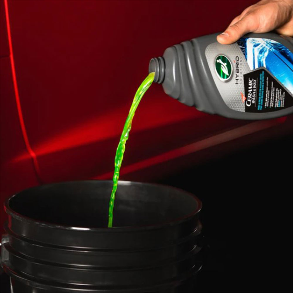 Sampon auto cu ceara TURTLE WAX Ceramic Wash and Wax FG53589, 1.42 litri