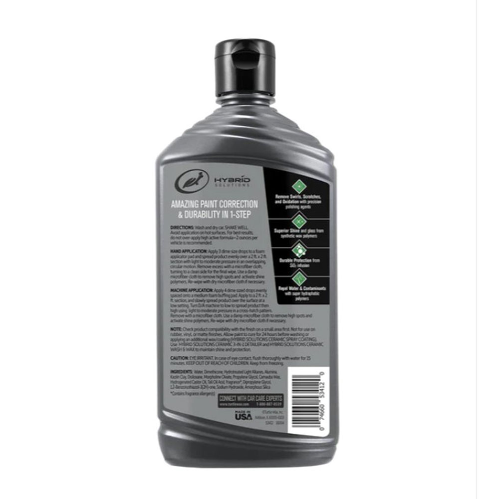 Polish si ceara TURTLE WAX Hybrid Solutions Ceramic Polish and Wax FG53590, 500 ml