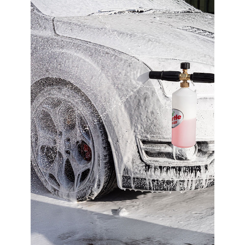 Pulverizator profesional spuma TURTLE WAX MNYTWSF1, cu mecanism de pompare manuala si sistem de presiune aer comprimat