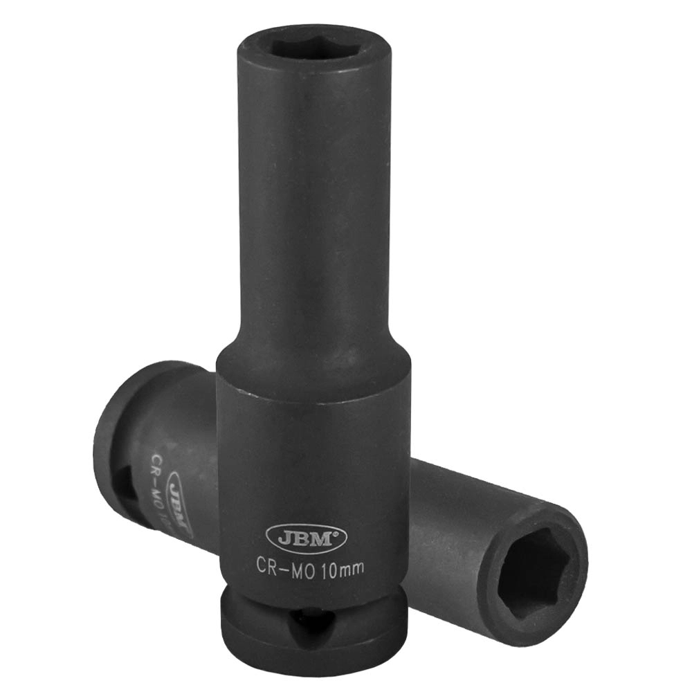 Cheie tubulara de impact JBM 12064, prindere hexagonala, 1/2 inch, deschidere cheie 15 mm, crom-molibden