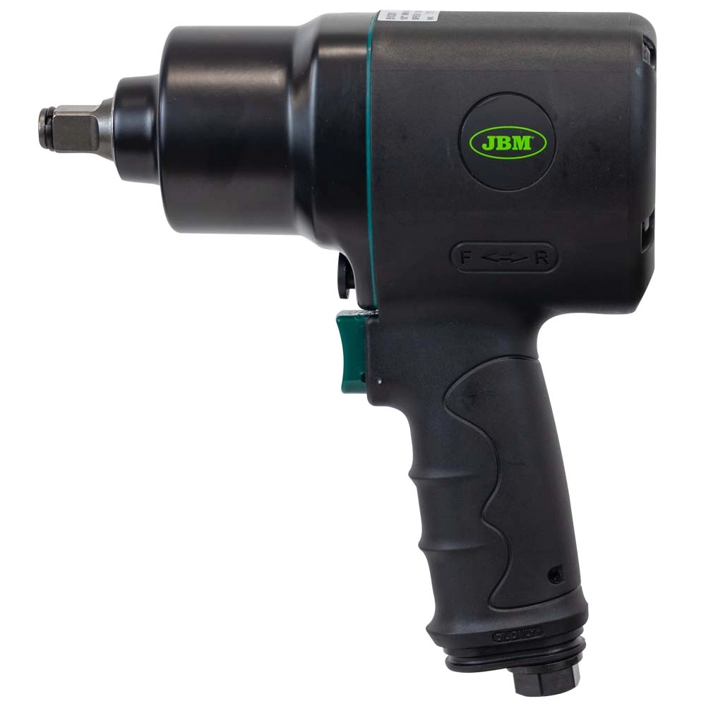 Set pistol pneumatic de impact JBM Composite 51207, chei tubulare, prindere 1/2 inch, cutie transport