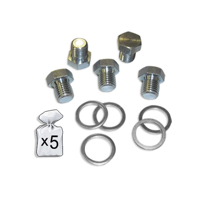 Set 5 suruburi + 5 saibe pentru reparatii JBM 51400, metalice