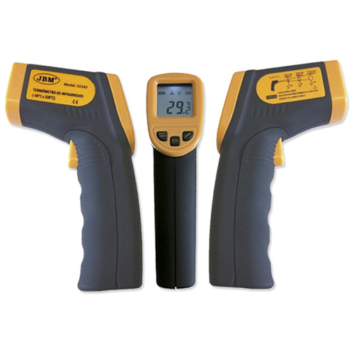 Termometru digital industrial JBM 52162, cu laser, pentru exterior/interior