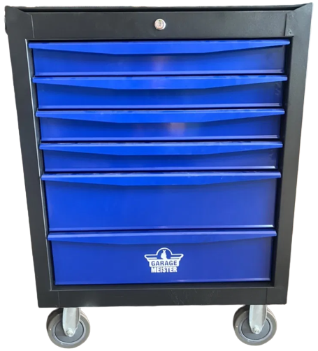 Banc de scule cu 6 sertare GARAGE MEISTER 53564.1, 680 x 460 x 850 mm, cu roti, fara scule