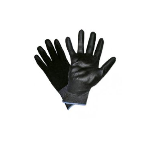 Manusi de lucru GARAGE MEISTER 51642N, cu palma intarita de poliuretan, negru, marimea 9