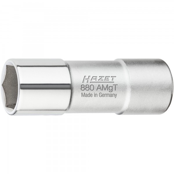 Cheie tubulara pentru bujii HAZET 880AMGT, antrenor patrat 10 mm 3/8 inch, deschidere cheie 16 mm 5/8 inch