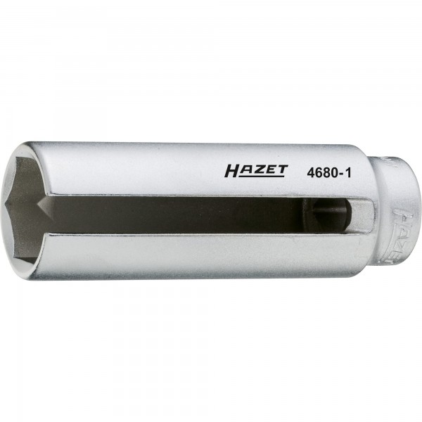 Cheie tubulara pentru sonda lambda HAZET 4680-1, antrenare 1/2 inch, deschidere cheie 22 mm, hexagonala