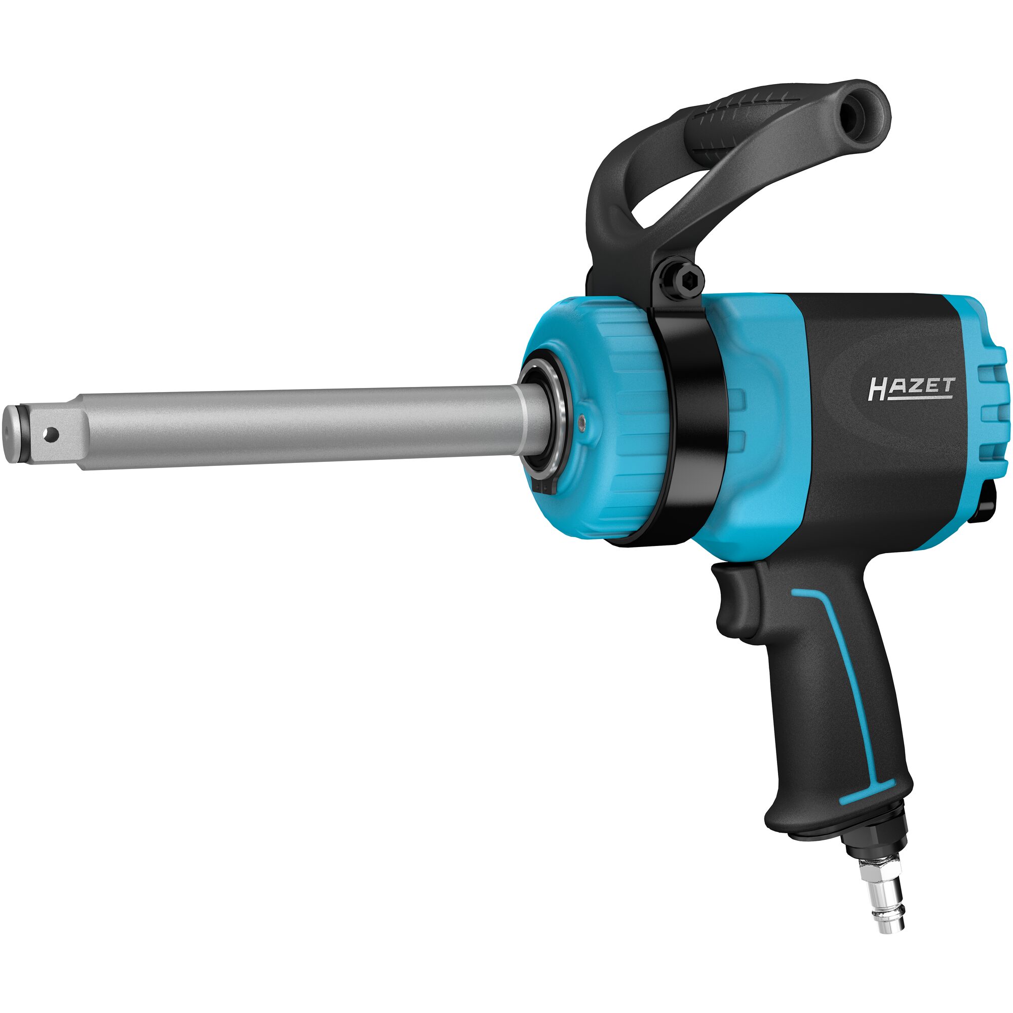 Cheie de impact pneumatica HAZET 9013LGTT, cuplu maxim desfacere 3800 Nm, ax 186 mm, presiune de lucru 6.3 bar