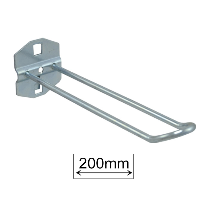 Carlig cu varf inchis pentru sustinere scule JBM 52635, extralung, 200 mm, pentru masa de lucru JBM 52419, 52420, 52421