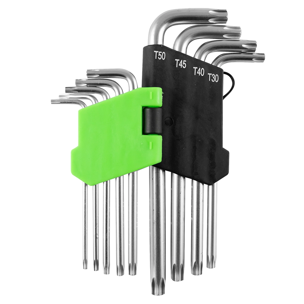 Set 9 chei imbus JBM 53739, profil torx, dimensiuni T10-T50