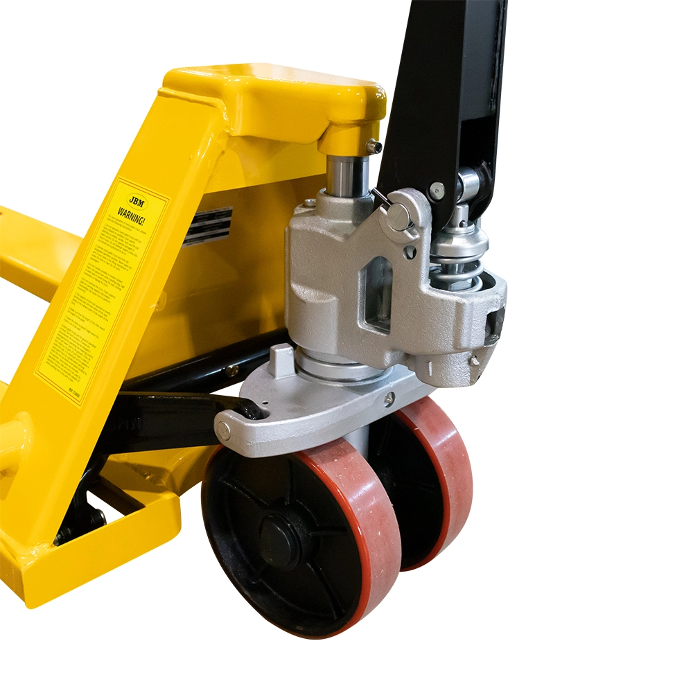Transpalet pentru ridicare rapida JBM 53880, capacitate incarcare 2500 kg, lungime furca 1150 mm, inaltime minima 85 mm, inaltime maxima 200 mm