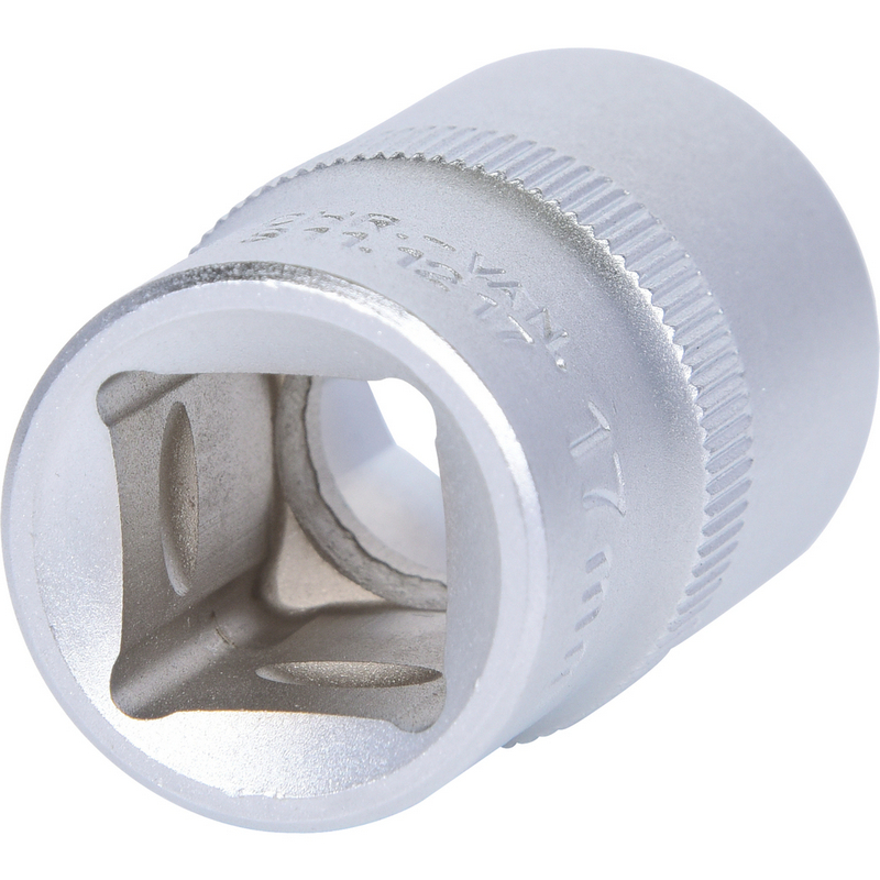 Cheie tubulara hexagonala KS TOOLS 911.1217, antrenor patrat 1/2 inch, deschidere cheie 17 mm