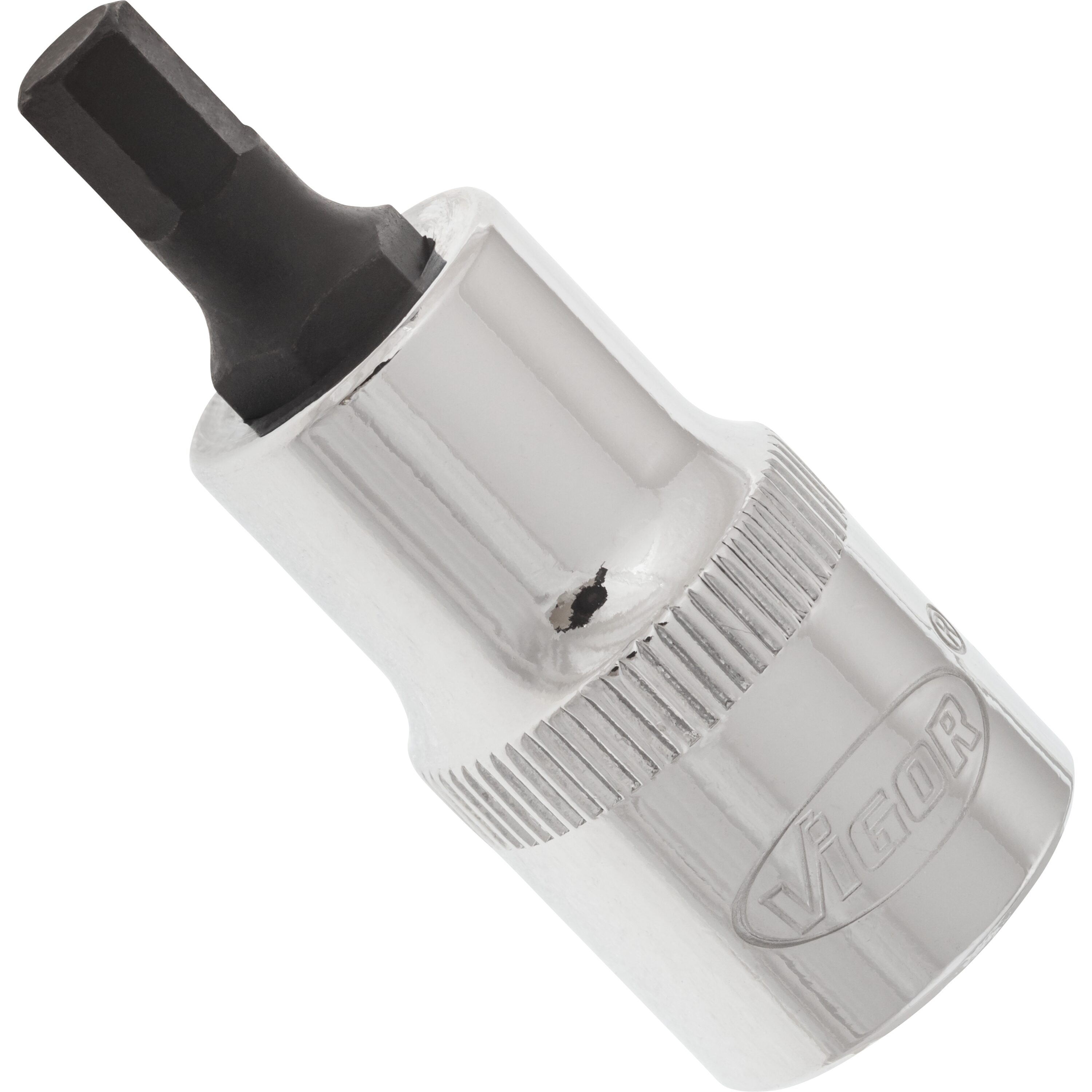 Bit pentru insurubare VIGOR V2102, prindere patrat 1/2 inch, profil hexagonal, 6 mm, lungime 55 mm