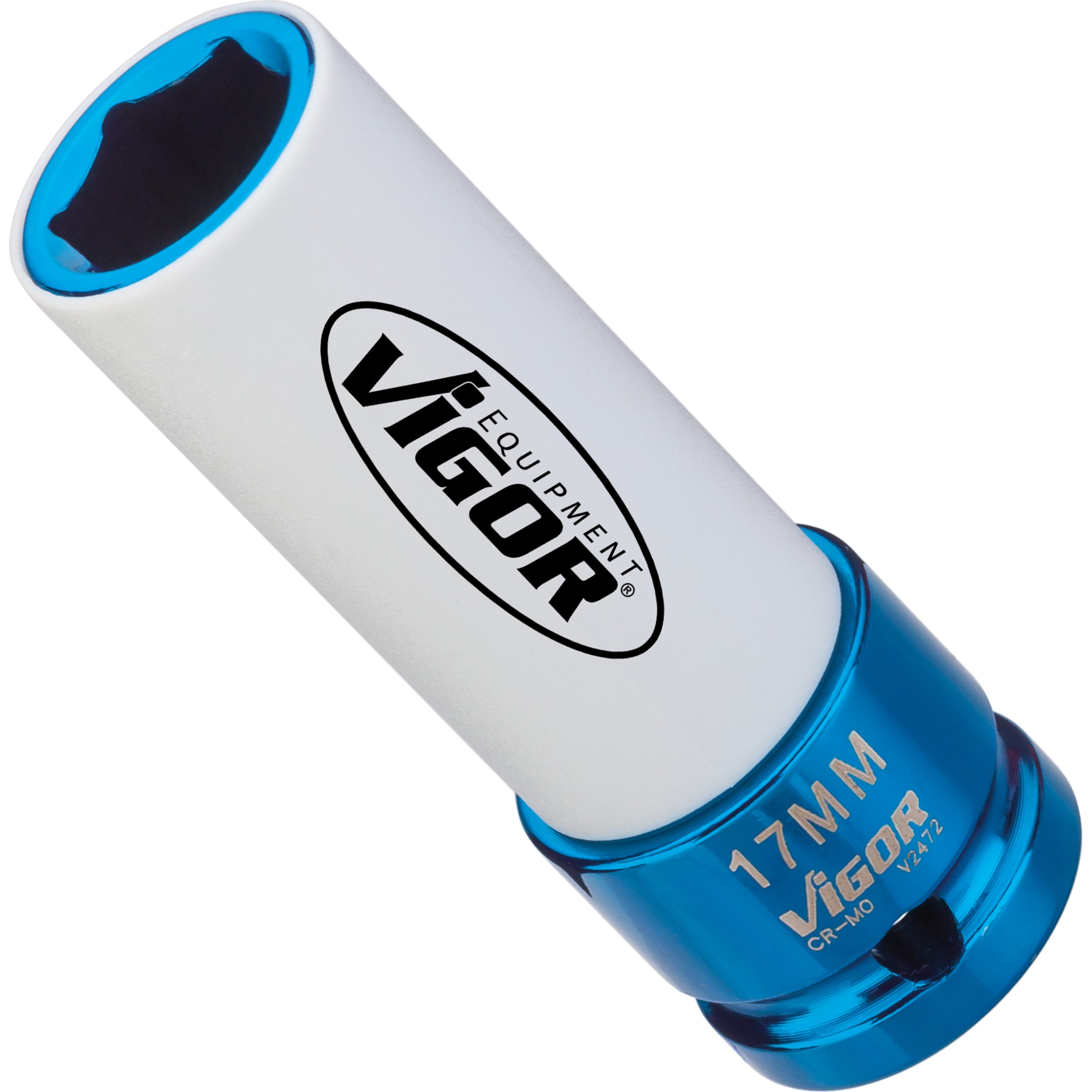 Cheie tubulara de impact VIGOR V2472, prindere patrat 1/2 inch, profil hexagonal, deschidere cheie 17 mm, lungime 85 mm