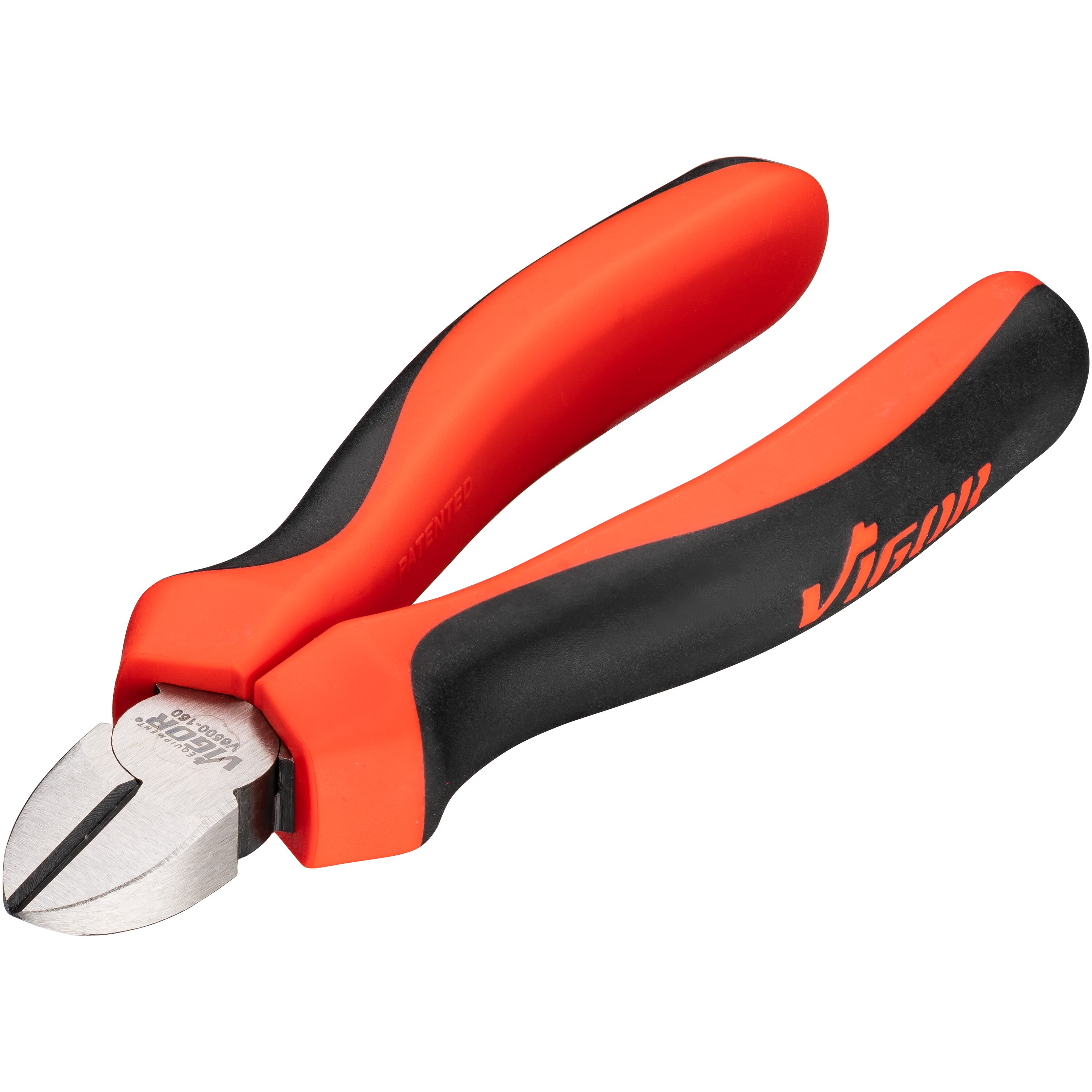 Cleste pentru taiere diagonala VIGOR V6500-160, manere izolate, lungime 160 mm