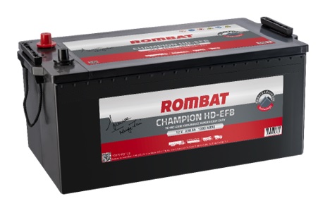 Baterie camion ROMBAT CHAMPION HD EFB 7205HF3120, 12V, 220 Ah, 1200 A, 518x276x226 mm