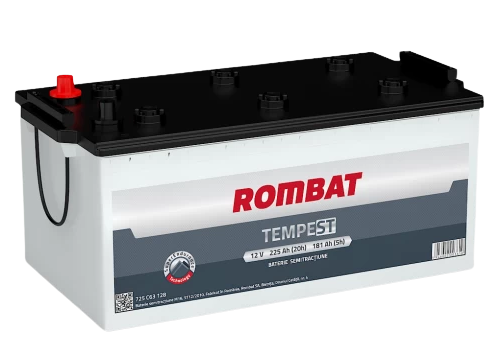 Baterie auto ROMBAT Tempest Semitractiune 725C63128, 12V, 225 Ah, 518x273x240 mm