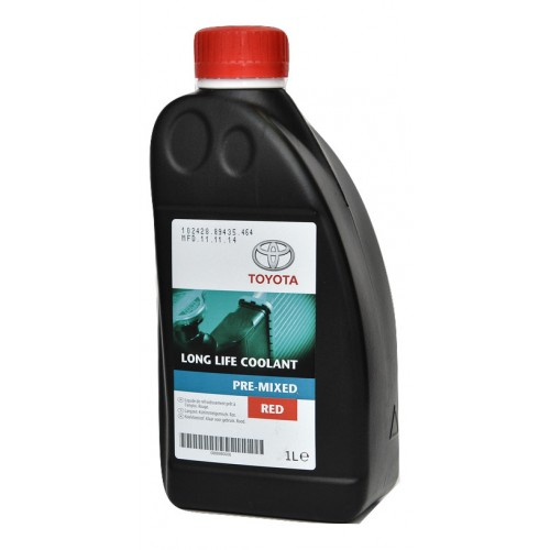 Antigel TOYOTA Long Life G12 0888980006, culoare rosu, volum 1 litru, gata preparat