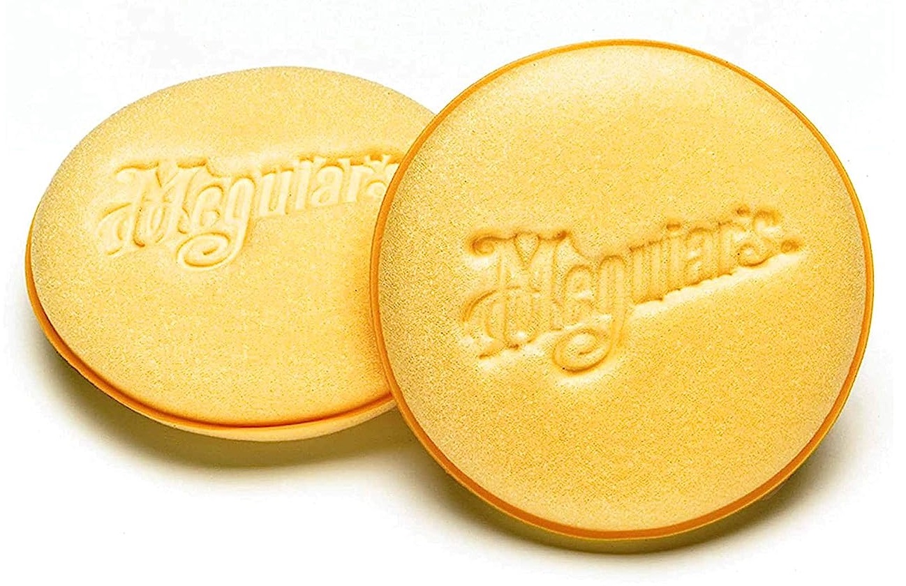 Set 4 aplicatoare pentru ceara si sealant MEGUIARS Soft Foam Applicator Pad W0004, 101 mm