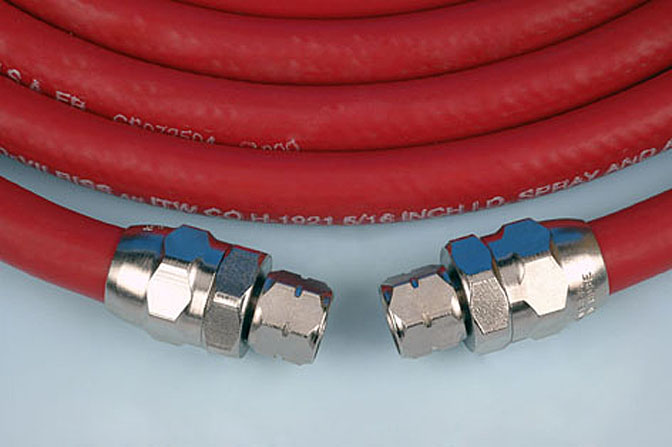 Furtun alimentare aer DE VILBISS H-7501HA-10, profesional, diametru 5/16 inch, lungime 10 metri, cuple rapide