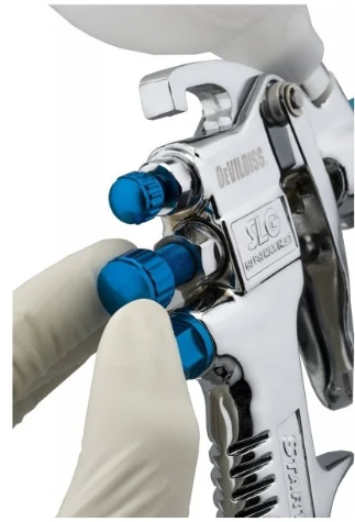 Pistol de vopsit DE VILBISS SLG-620 Starting Line, cupa plastic 600 ml, duza 1.8 mm, consum aer 250 l/min
