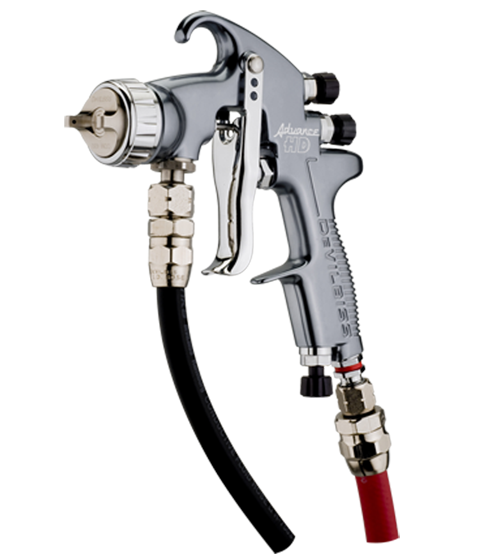 Pistol de vopsit cu prezurizare DE VILBISS Advance HD Conventional ADV-P430-12, duza 1.2 mm, fluture 430, consum aer de la 339 l/min