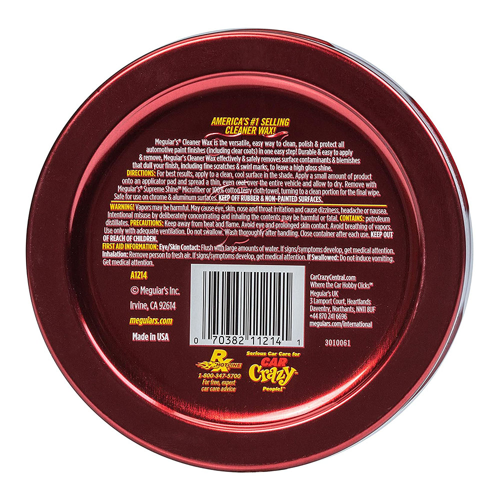 Ceara auto solida de curatare MEGUIARS Cleaner Wax A1214, 311 grame