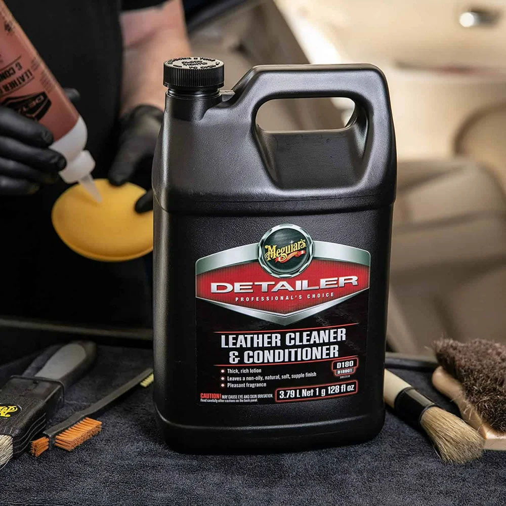Solutie curatare piele MEGUIARS Leather Cleaner D18101, 3.78 litri
