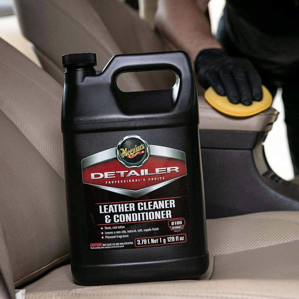 Solutie curatare piele MEGUIARS Leather Cleaner D18101, 3.78 litri