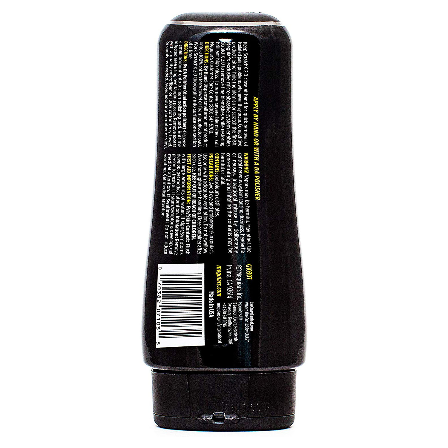 Pasta polish cu ceara MEGUIARS ScratchX G10307, 207 ml, pentru indepartare zgarieturi