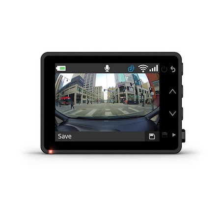 Camera auto DVR GARMIN 010-02505-15, Dash Cam 67 W, ecran 2 inch, GPS, 1440 p, unghi vizualizare 180 grade, Wi-Fi, control vocal
