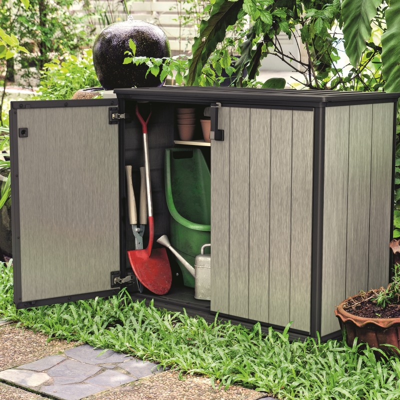 Dulap pentru gradina KETER 230455 Patio, gri, polipropilena
