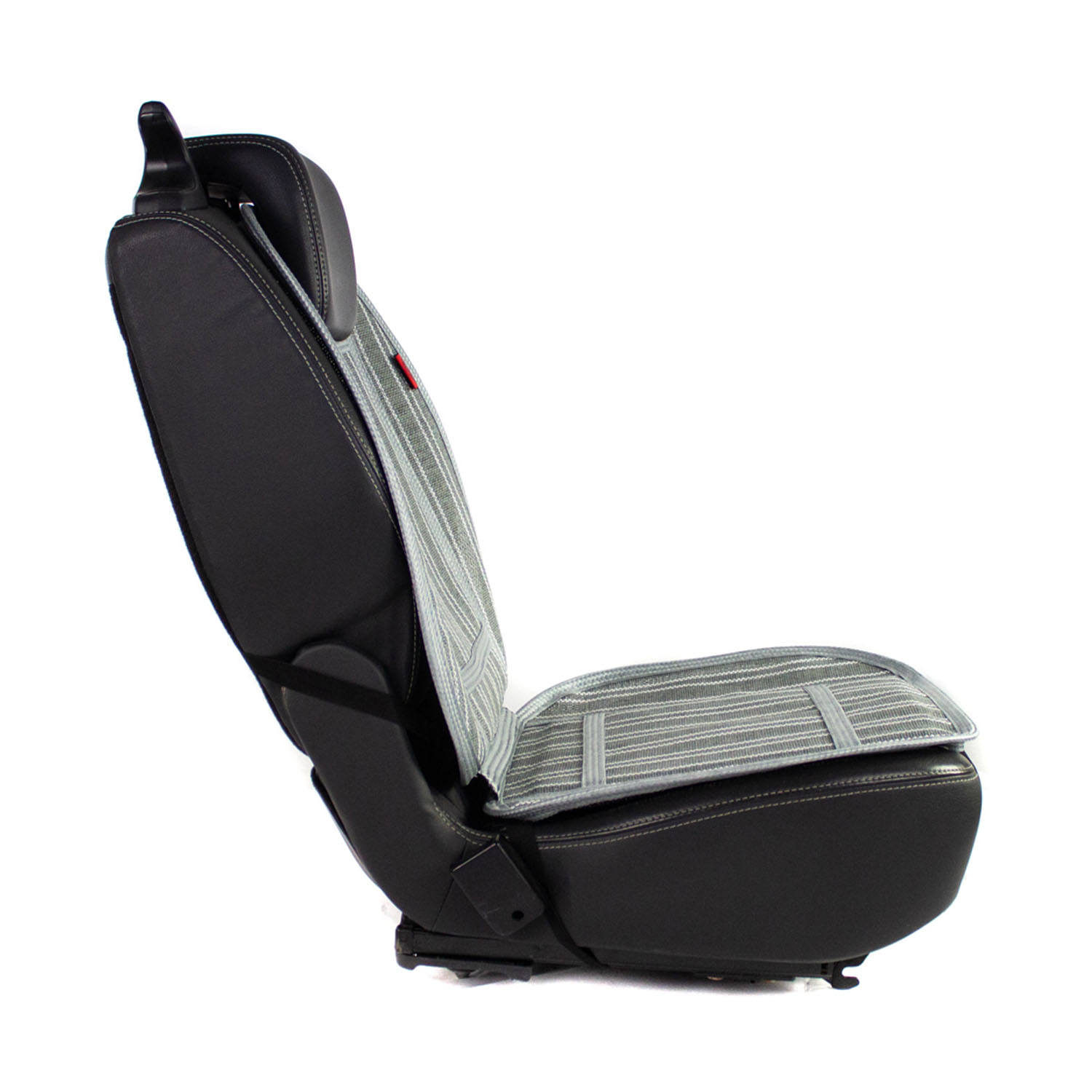 Husa de protectie scaun HEYNER Cool Confort Pro 711200, universala, gri/alb, 95 x 45 cm