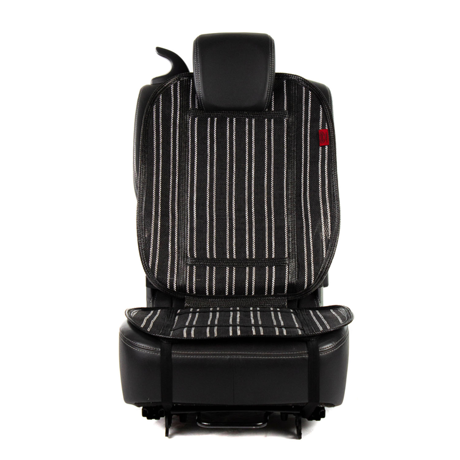 Husa de protectie scaun HEYNER Cool Confort Pro 711100, universala, negru/alb, 95 x 45 cm