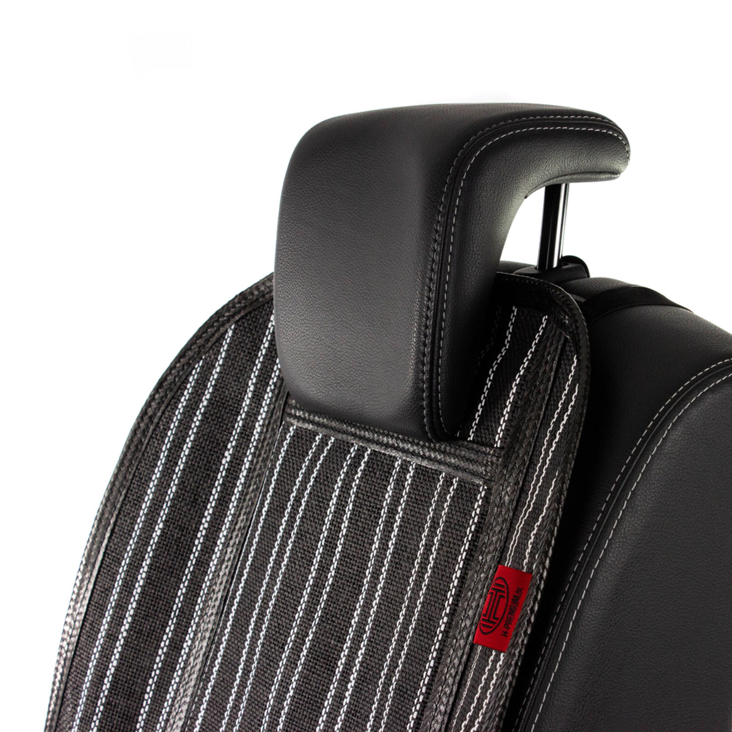 Husa de protectie scaun HEYNER Cool Confort Pro 711100, universala, negru/alb, 95 x 45 cm