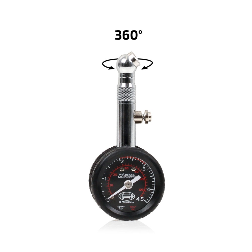 Manometru pentru presiune roti HEYNER Aero Moment Pro 564200, 4.5 bar