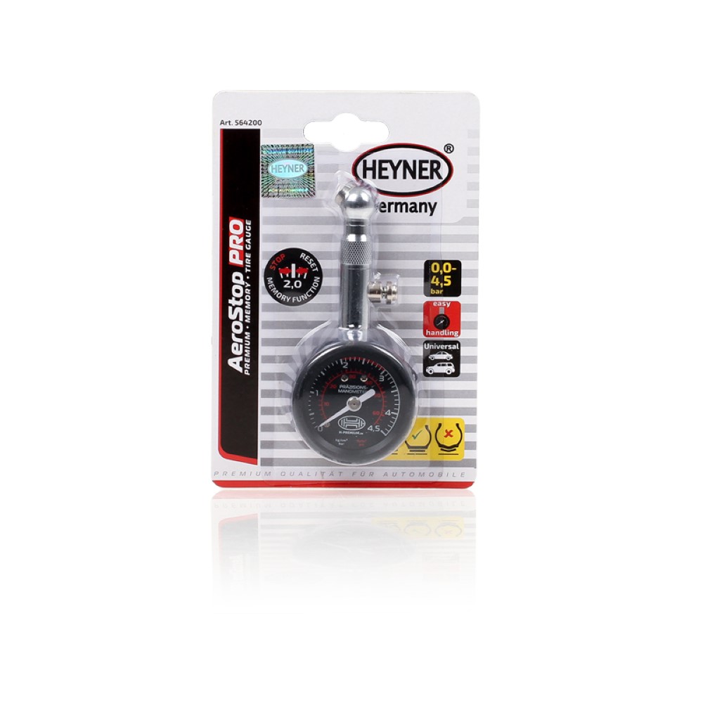 Manometru pentru presiune roti HEYNER Aero Moment Pro 564200, 4.5 bar