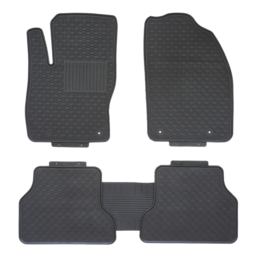 Set covorase auto din cauciuc UMBRELLA 101102, negru, pentru Ford Focus II, 2004-2011