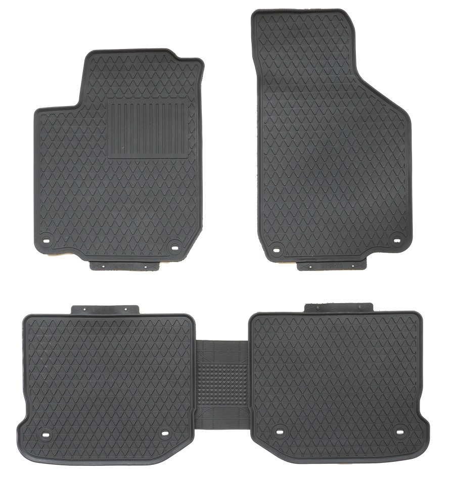 Set covorase auto din cauciuc UMBRELLA 101123, negru, pentru Volkswagen Golf IV, 1997-2010