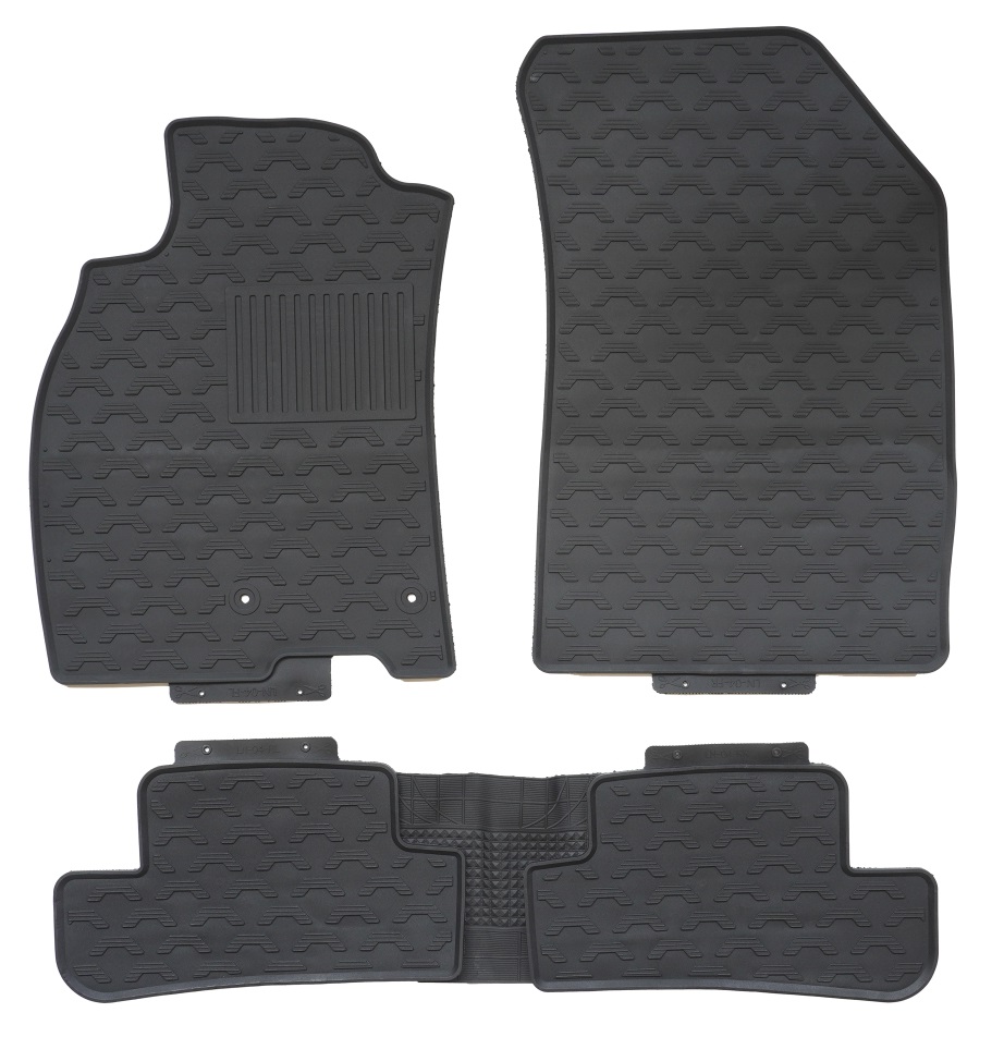 Set covorase auto din cauciuc UMBRELLA 101113, negru, pentru Renault Megane III, 2008-2015