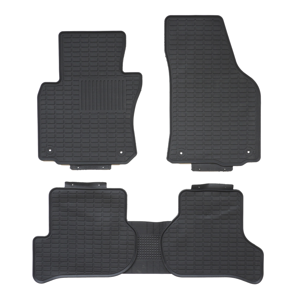 Set covorase auto din cauciuc UMBRELLA 101117, negru, pentru Skoda Octavia II, 2004-2013