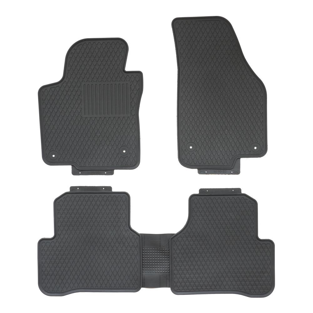 Set covorase auto din cauciuc UMBRELLA 101122, negru, pentru Volkswagen Passat B6, B7, 2005-2015