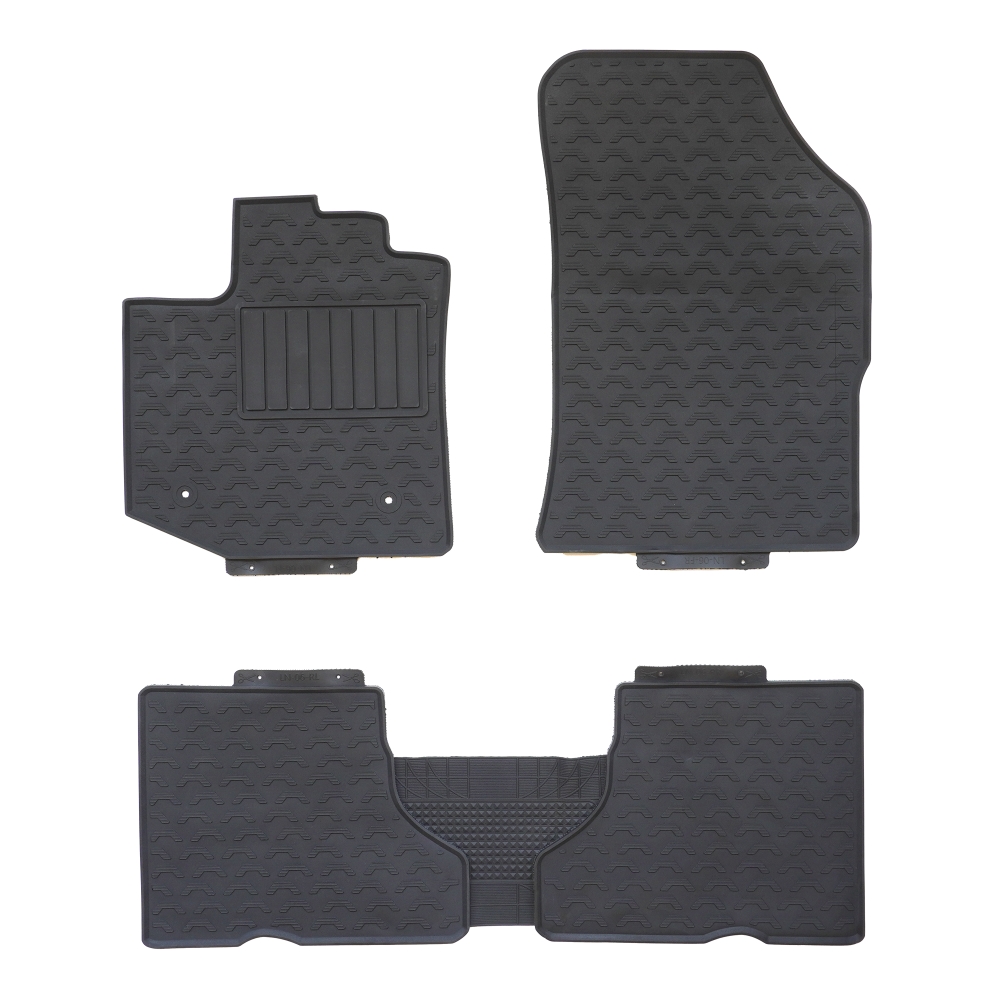 Set covorase auto din cauciuc UMBRELLA 101100, negru, pentru Dacia Dokker, Lodgy, 2012-