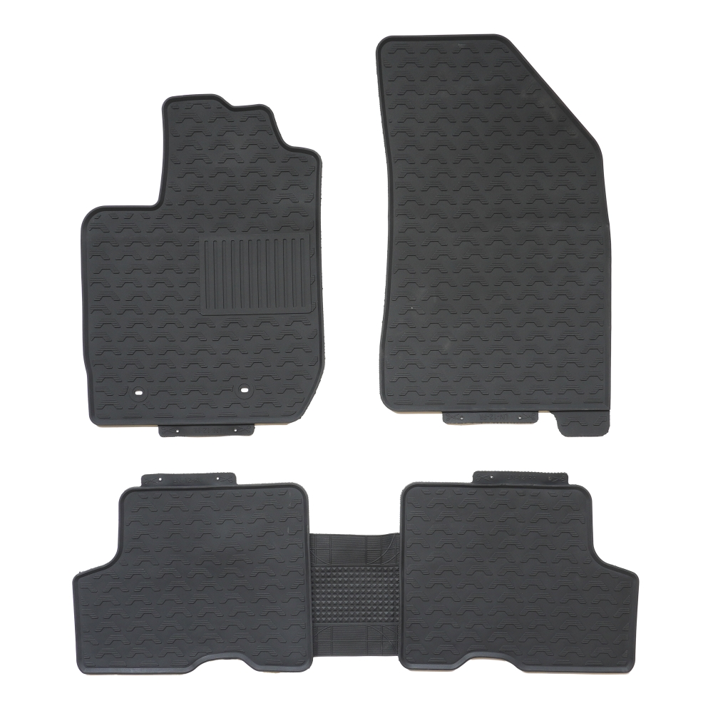 Set covorase auto din cauciuc UMBRELLA 101101, negru, pentru Dacia Duster, 2018-